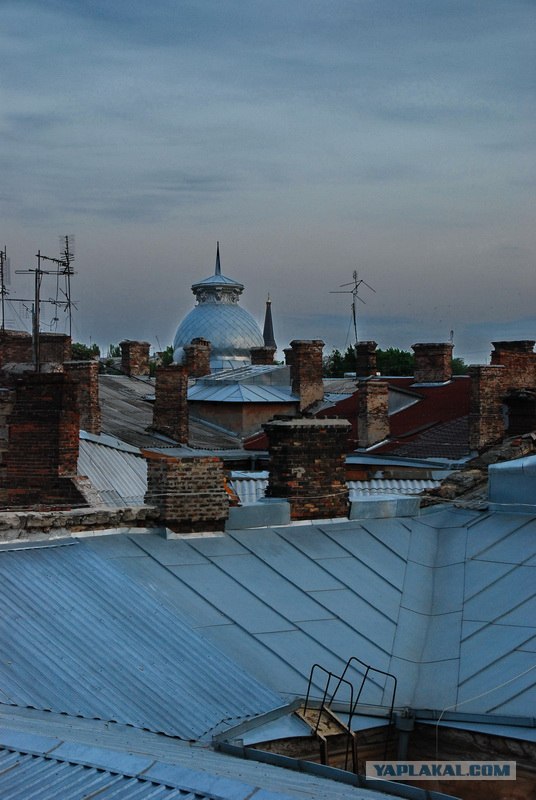 Вечерняя прогулка по крышам Одессы