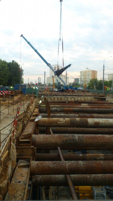 В Москве перекрыли ул. Народного Ополчения