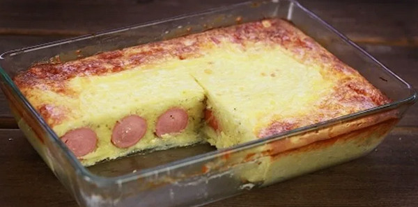 Блюдо из 1 сосиски