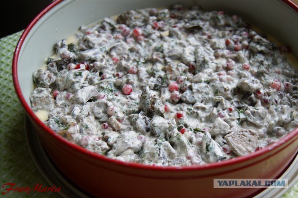 Пирог.. С мясом, брусникой и грибами, Тесто без заморочек