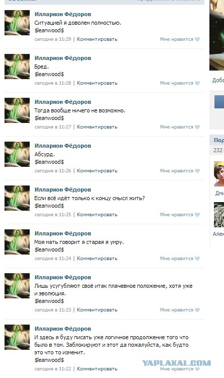 Нечто в соцсети.