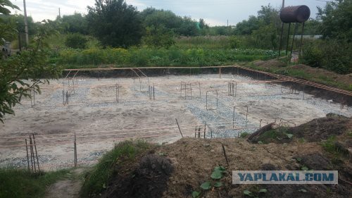 Фундамент за летние выходные.