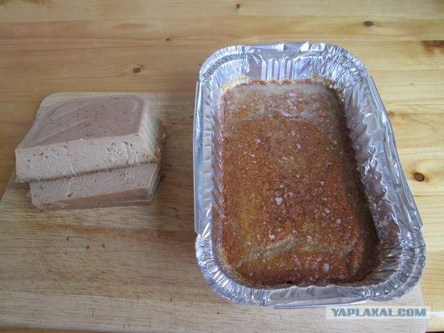 Паштет запеченный, печеночный.