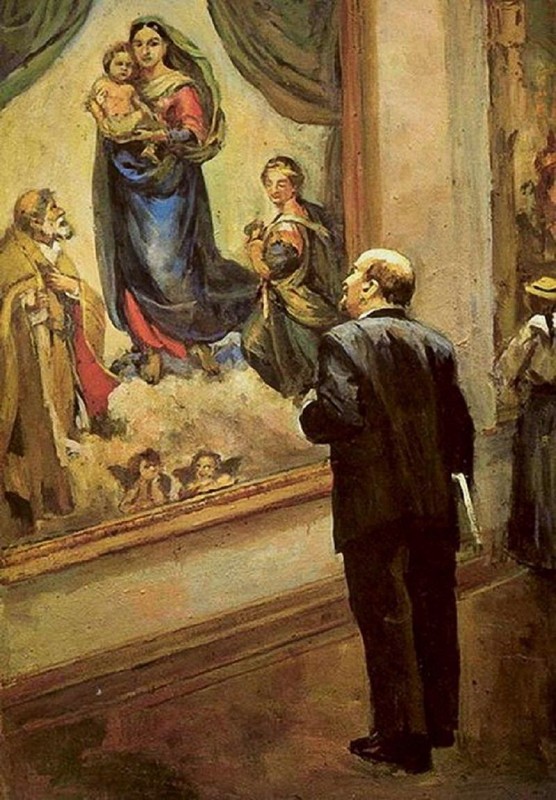 Ко дню рождения Ленина. Жизнь Ильича в живописи