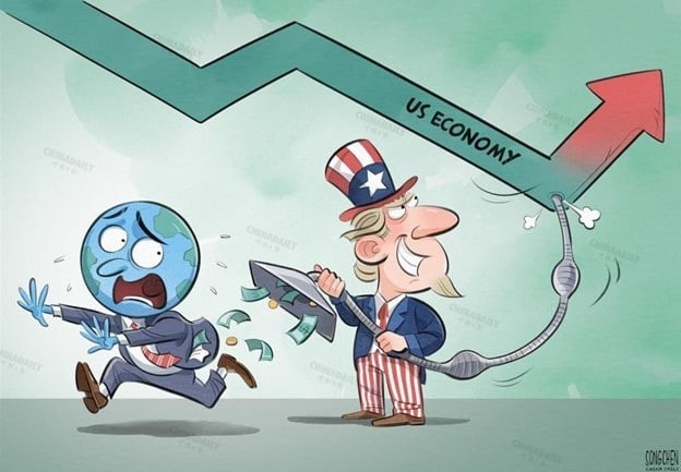 Немного свежих карикатур западных изданий на последние события в США.