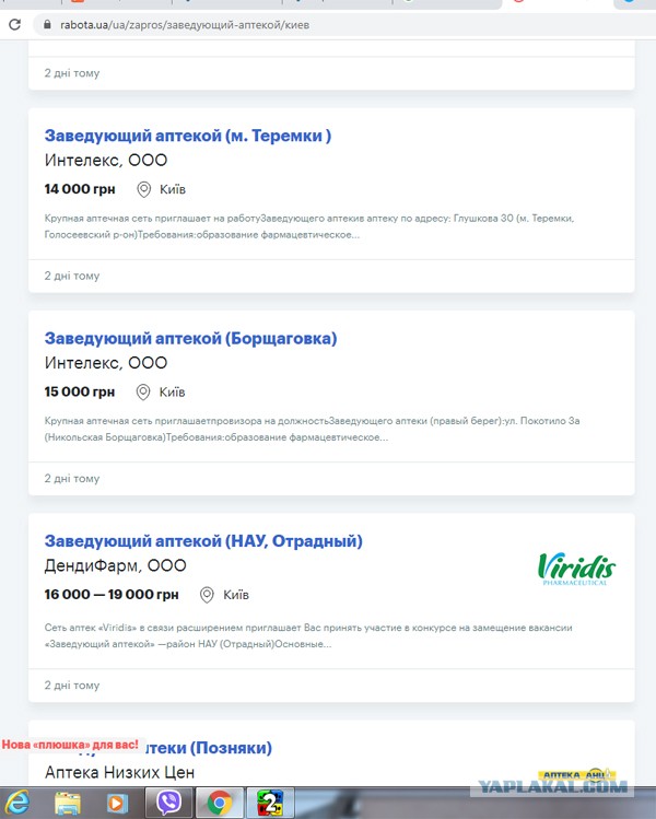 Украина. Минимальная зарплата. Странные данные  с ЯПа.