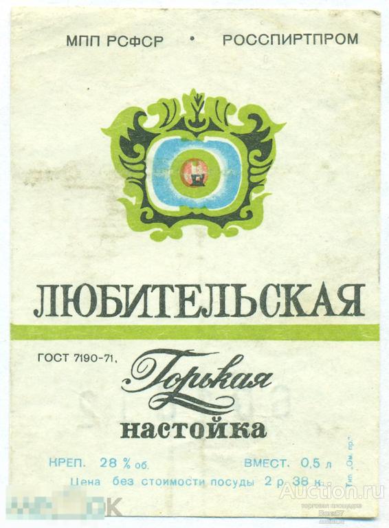 О крепости водки