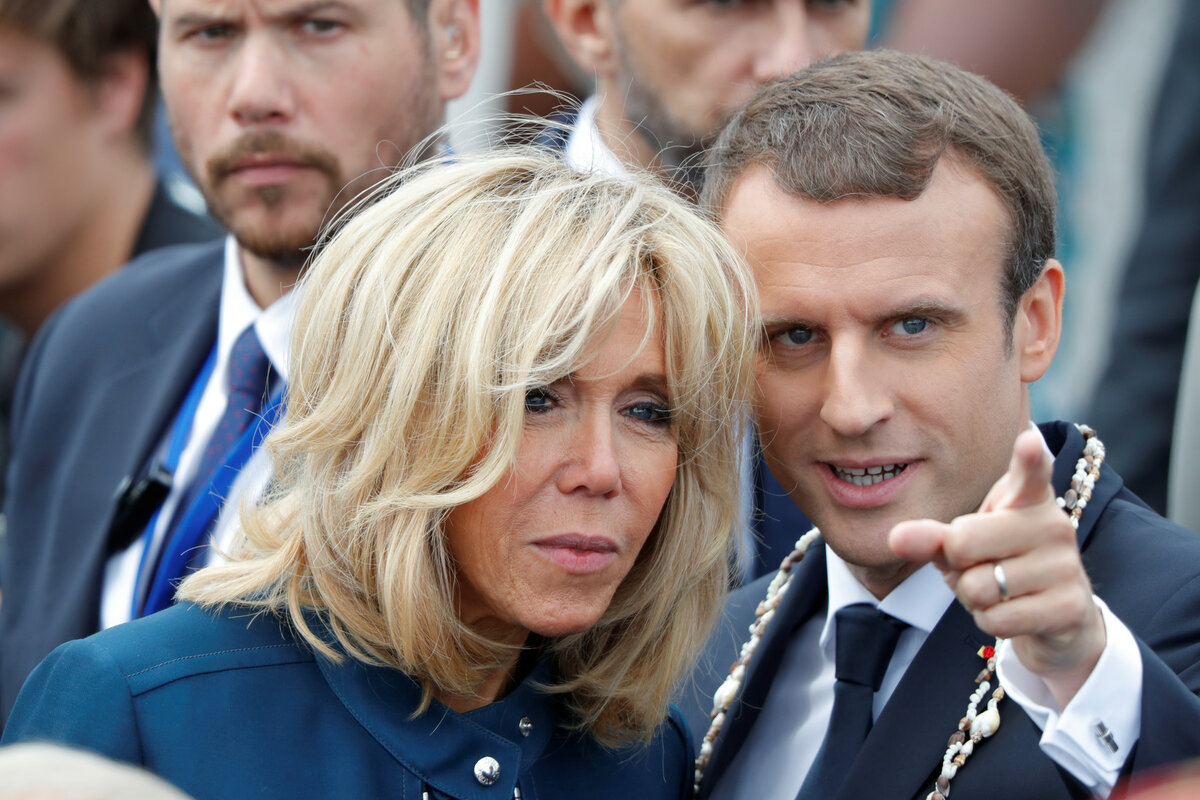 Президент франции и жена