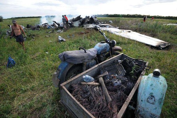 Ополченцы сбили второй за день самолет