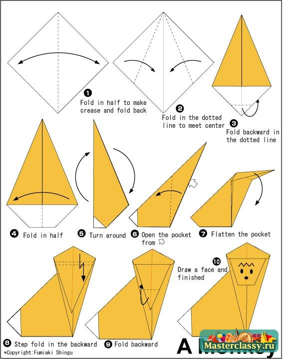 8 схем бумажных корабликов из детства