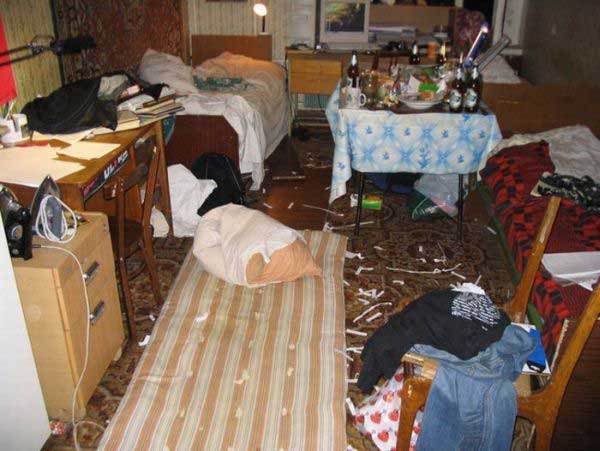А у вас в общежитии так же было ?
