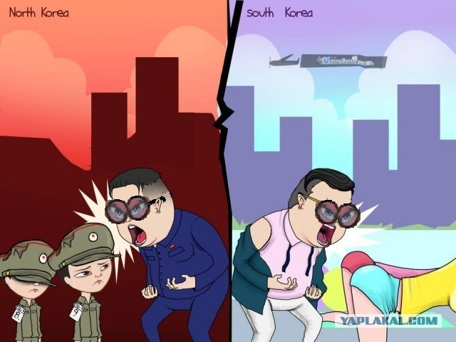 Северная vs Южная Корея