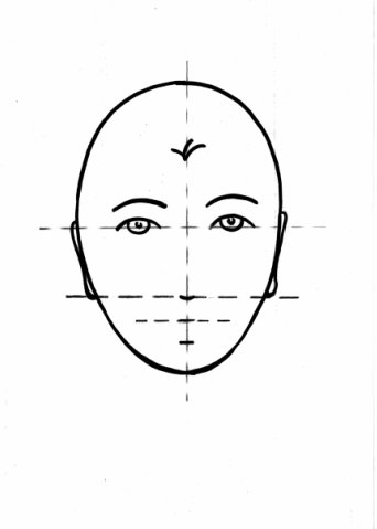 Рисуем голову человека