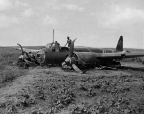 Подъем немецкого бомбардировщика Юнкерс-88А4