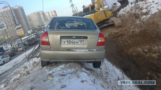 Летающий Hyundai Accent
