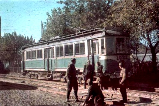 Советские солдаты в плену.