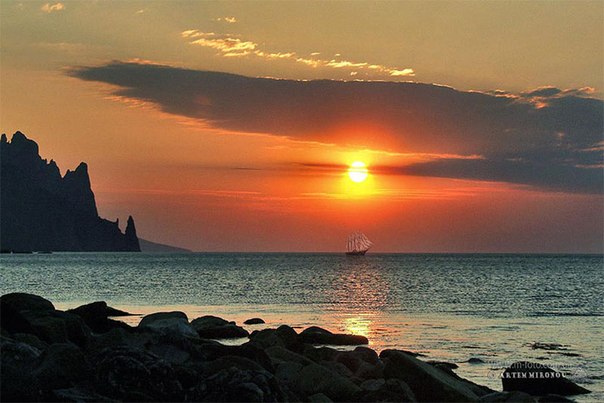 Удивительно красивые рассветы в Крыму