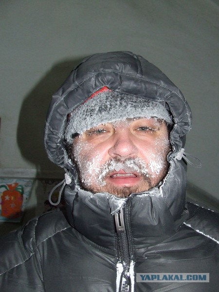 Снегопад в Норильске