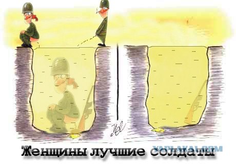 Фотожаба: Женщины лучшие солдаты