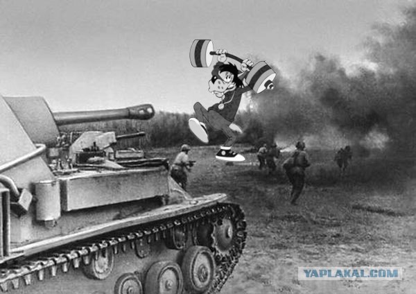 Мультяшки тоже воевали!