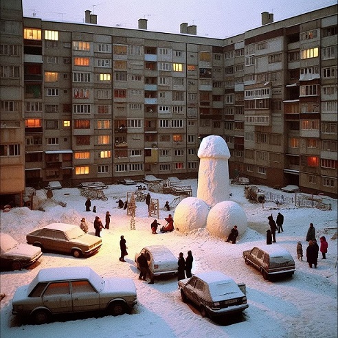 Очередь за забором