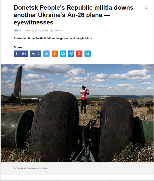 Россию обвинили в катастрофе MH17