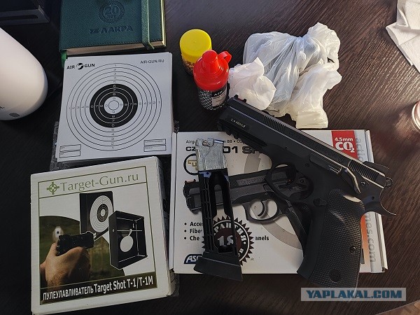 Пневматический пистолет ASG CZ SP-01 shadow 4,5 мм