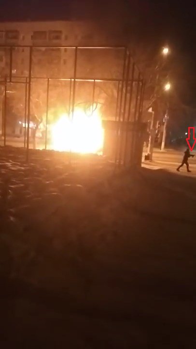 В центре Магнитогорска взорвалась маршрутка