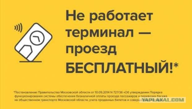 В Подмосковье запретили оплату проезда наличными