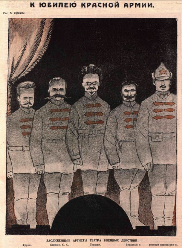 1920-е и 1930-е годы в карикатурах Бориса Ефимова