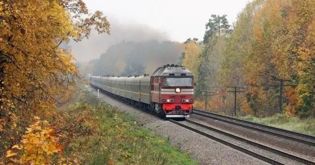 Осень на железной дороге