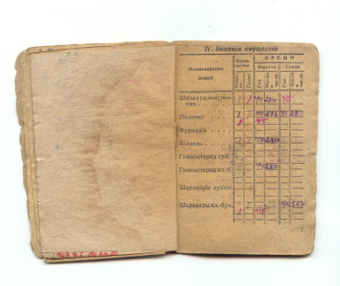 Красноармейская книжка