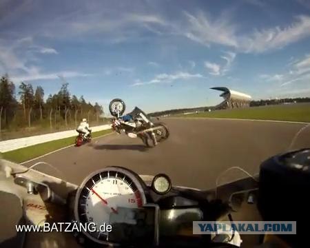 Случай на мото-треке: шанс 1:1000 000
