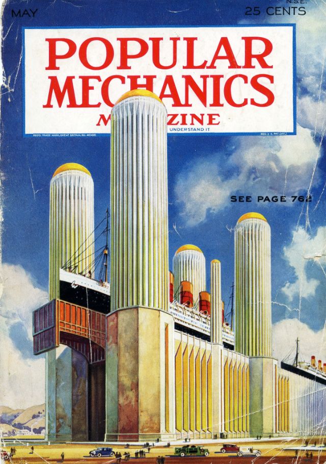 Технологическая утопия, которую мы потеряли: обложки журнала Popular Mechanics 30-х и 40-х годов