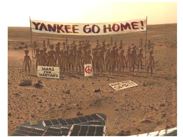 Ровер НАСА снял на Марсе животное