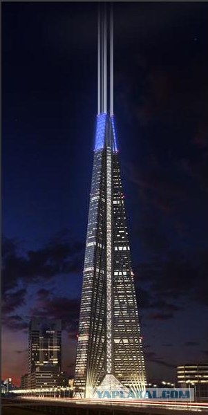Фотографии строительства башни Burj Dubai