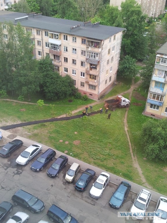 Асфальтоукладка газона в Минске