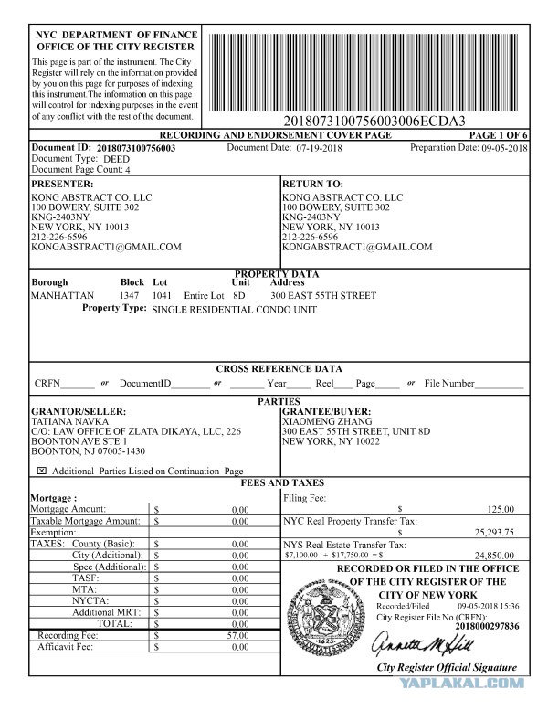 Татьяна Навка выплатила ипотеку за квартиру в Нью-Йорке