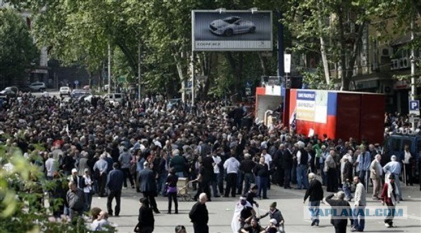 Митинг в Грузии