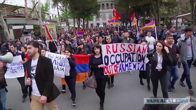 Антироссийская акция армян в США