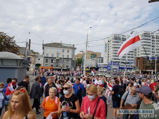 В 14-00 в Минске начнется марш несогласных с итогами выборов