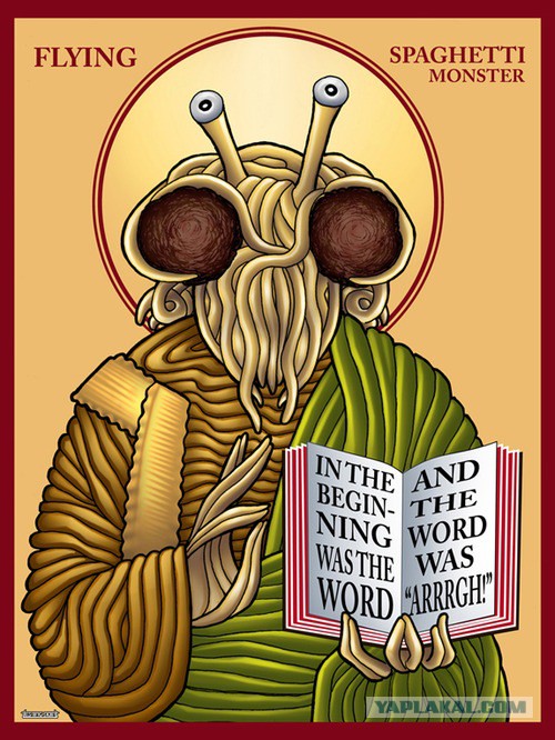 В Москве полиция не дала открыть первый храм Летающего макаронного монстра