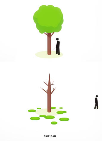 Фотожаба: Дерево и наркотики