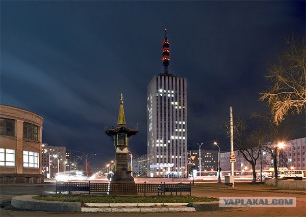 Россия ночью
