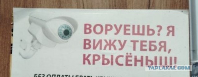 Воришки одолели.
