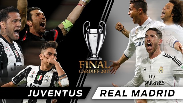 Champions League Сезон 2016/2017. Финал Ювентус - Реал Мадрид. 3 июня 