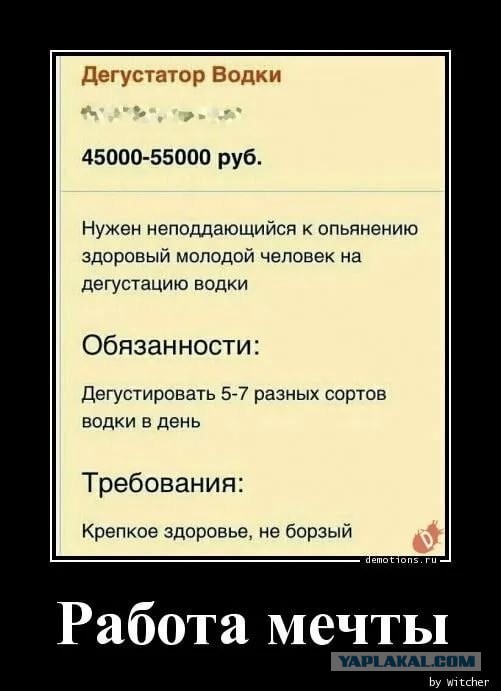 Работа мечты