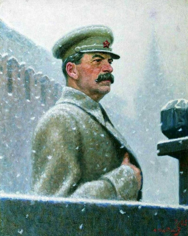 Жизнь Сталина в живописи