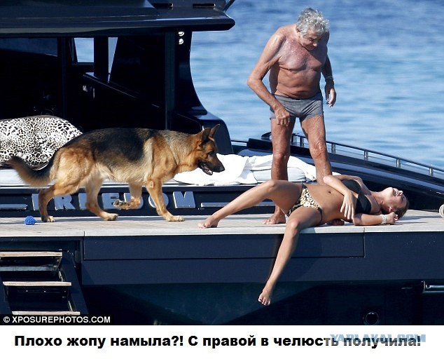 72-летний Р. Кавалли со своей 20-летней любовницей