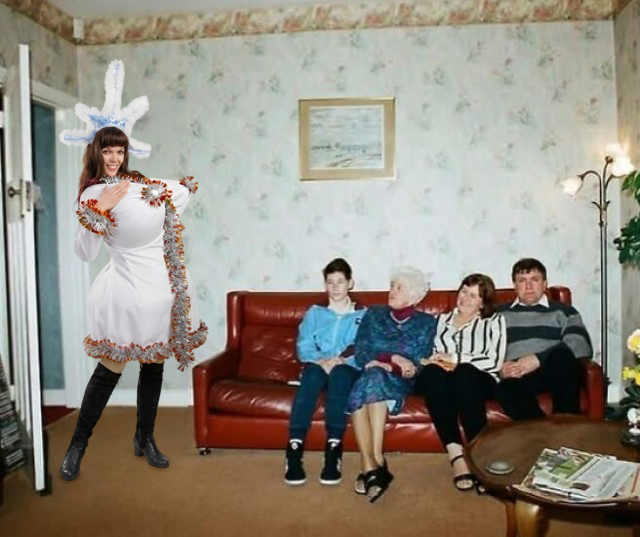 Фотожаба : "Новогодняя".